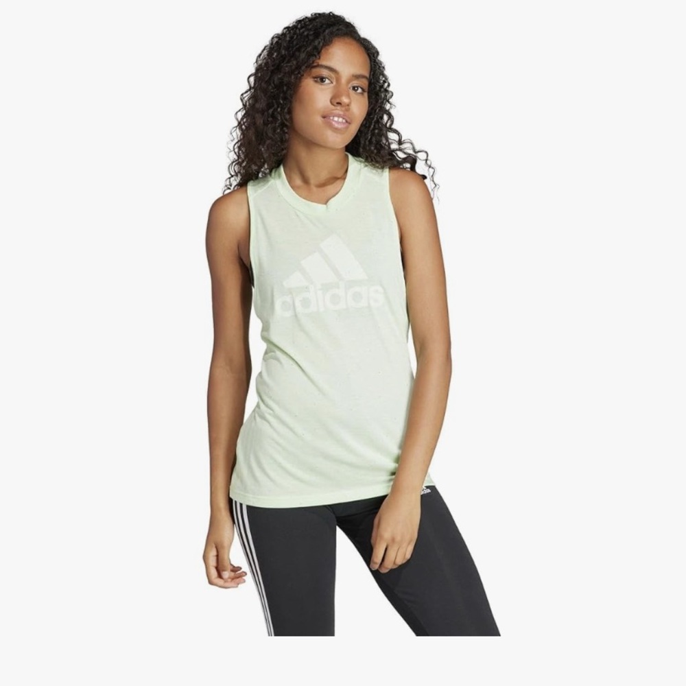 Adidas Women's Green Muscle Tee